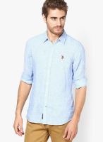 U.S. Polo Assn. Blue Casual Shirt