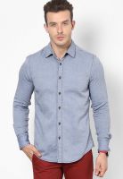 United Colors of Benetton Light Blue Casual Shirts