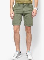 WYM Solid Olive Shorts