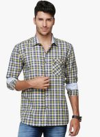 Yepme Yellow Regular Fit Casual Shirt