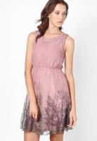 s.Oliver Mauve Mix Short Dress