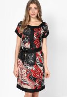 s.Oliver Pink Colored Printed Shift Dress