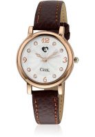 Archies Lf-29 Brown/Off White Analog Watch