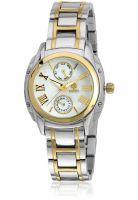 Aspen Ap1663 Silver/Gold Analog Watch