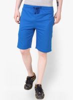 Aventura Outfitters Solid Blue Shorts