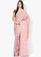 Bunkar Pink Printed Saree