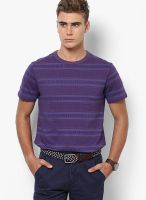 Burton Purple Round Neck T-Shirt