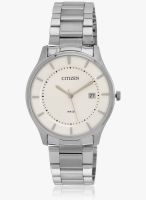 CITIZEN Bd0040-57A Silver/White Analog Watch