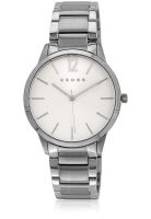 CROSS Cr8015-22 Silver/White Analog Watch