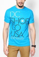DC Aqua Blue Crew Neck T Shirt