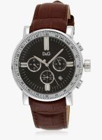 D&G Dw0677 Black/Brown Analog Watch