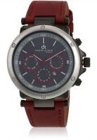 Daniel Klein Dk10131-10 Red/Grey Analog Watch