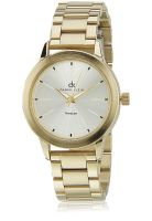 Daniel Klein Gmdk10048 Golden/Silver Analog Watches