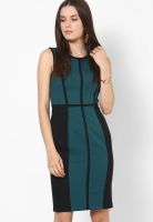 Dorothy Perkins Green Tapered Textured Dress
