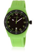 Emporio Armani Ar1042I Green/Black Analog Watch