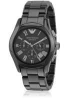 Emporio Armani Ar1400 Black/Black Chronograph Watch