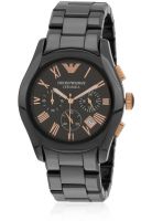 Emporio Armani Ar1410 Brown /Black Chronograph Watch
