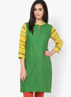 Entropy Green Kurta