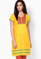 Entropy Yellow Kurta