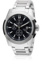 Esprit Es106371001 Silver/Black Chronograph Watch