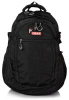 F GEAR 15 Inches Opel Black Grey Laptop Backpack