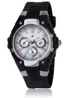 Fastrack Nc9335Pp01-D358 Black / Silver Analog Watch