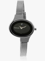 Fastrack Ne6015Sm02-D317 Black/Silver Analog Watch