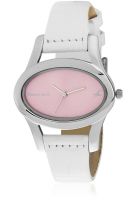 Fastrack Ne9732Sl03J-Dc456 White/Pink Analog Watch