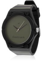 Fastrack Tees 9946Pp06J-Dd277 Grey/Green Analog Watch