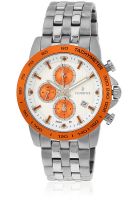 Florence F8055Pppor Silver/White Chronograph Watch
