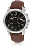 Fossil Fs4905 Brown/Black Chronograph Watch