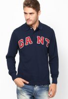 Gant Navy Blue Polo T-Shirt(Regular)