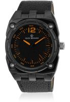 Giani Bernard Nyambi Gb-1108C Black/Orange Analog Watch