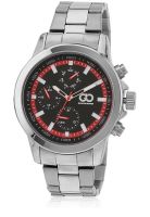 Gio Collection Ad-0059-B Silver/Black Chronograph Watch