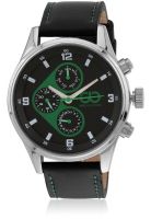 Gio Collection Gad0038-C Black/Green Chronograph Watch