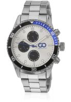 Gio Collection Gad0040-A Silver/Blue Chronograph Watch