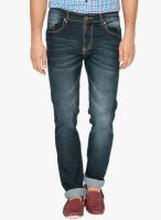 High Star Washed Blue Slim Fit Jeans