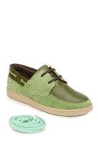 Incult Olive Boat Shoes