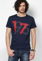 Jack & Jones Blue Crew Neck T Shirt