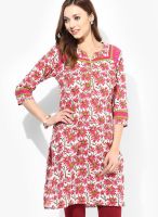 Jaipur Kurti White Printed Kurtis