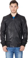 JUSTANNED Full Sleeve Solid Men's Leather Jacket