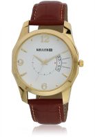 KILLER Fashion Klw196D Brown/Silver Analog Watch