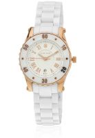 Klaus Kobec Aurora Kk-10016-01 White/White Analog Watch