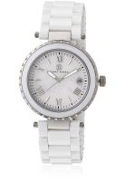 Klaus Kobec Venus Kk-10005-01 White /White Analog Watch