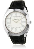 Laurels Ll-Tx-202 Black/White Analog Watch