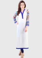 Libas Cream Printed Kurta