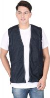 Magneto Sleeveless Solid, Self Design Men's Jacket