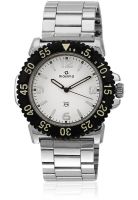 Maxima 28541Cpgi Silver/White Analog Watch