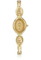Maxima Gold 07177Bmly Gold/Gold Analog Watch