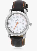 Maxima Attivo Collection Black/White Analog Watch